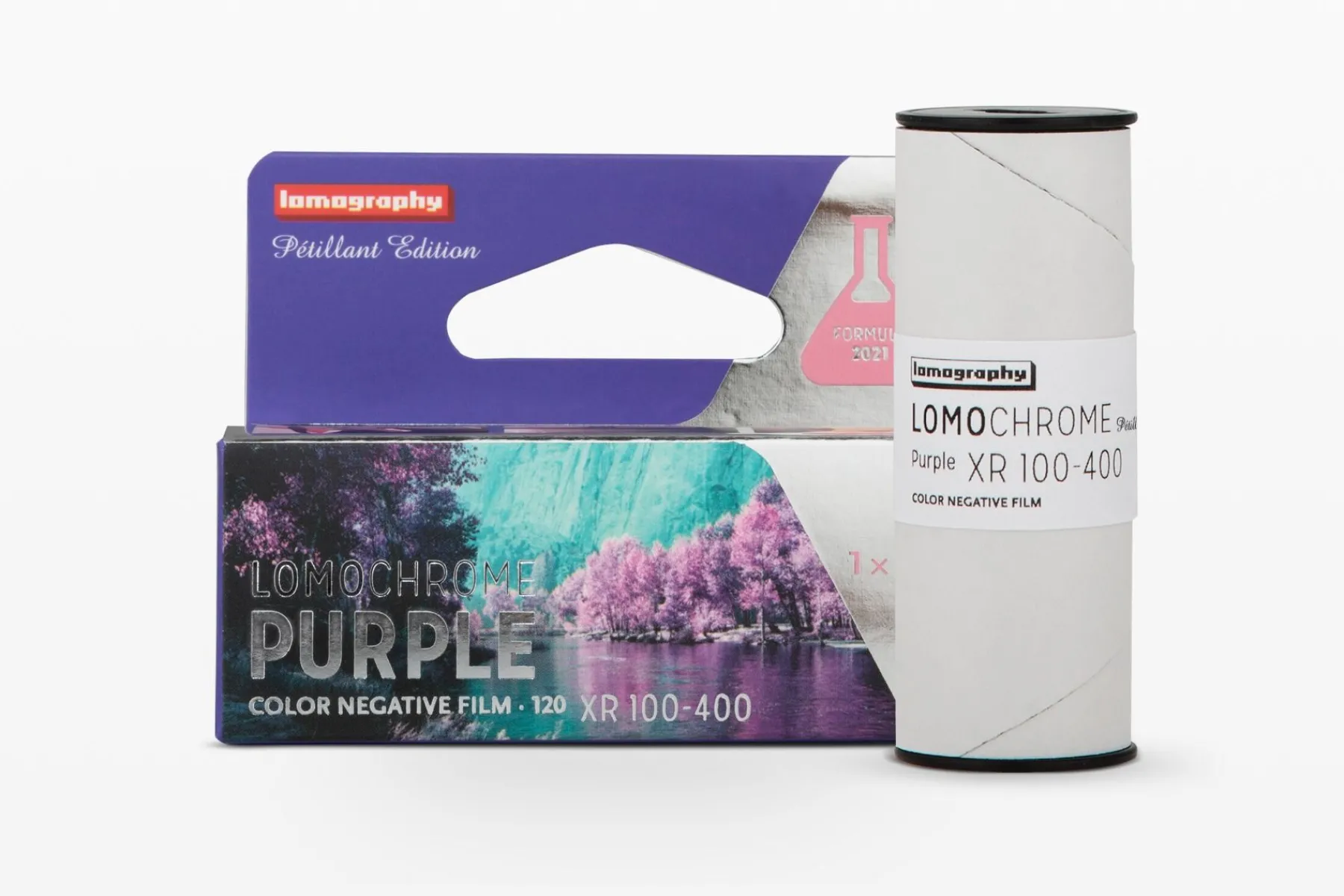New 2021 LomoChrome Purple Pétillant 120 ISO 100–400 Lomochrome Films|120 Film