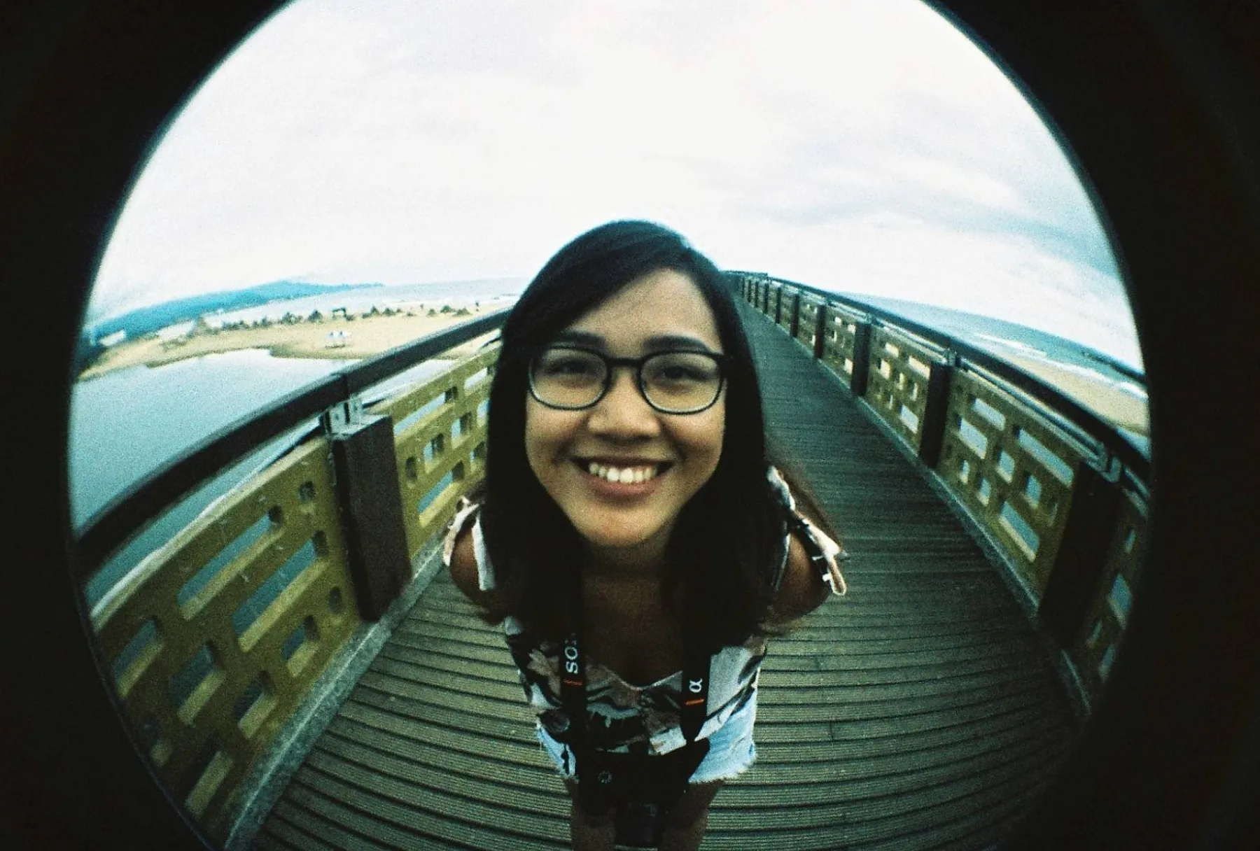 Cheap Fisheye No. 2 Grape Jam 35 mm Camera Experimental