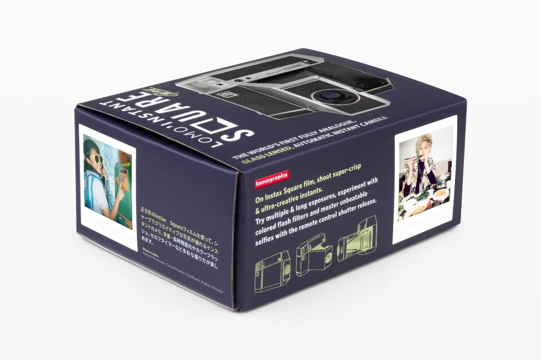 Hot Lomo’Instant Square Glass Camera New Black Edition Cameras