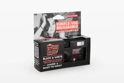 New Simple Use Reloadable Film Camera Black & White Simple Use