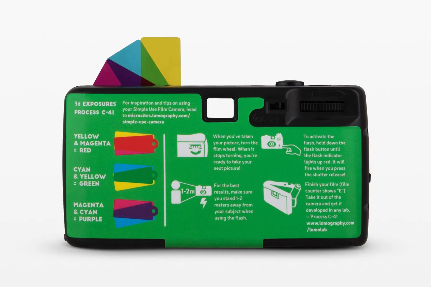 Fashion Simple Use Reloadable Film Camera LomoChrome Purple Lomochrome Films|Simple Use
